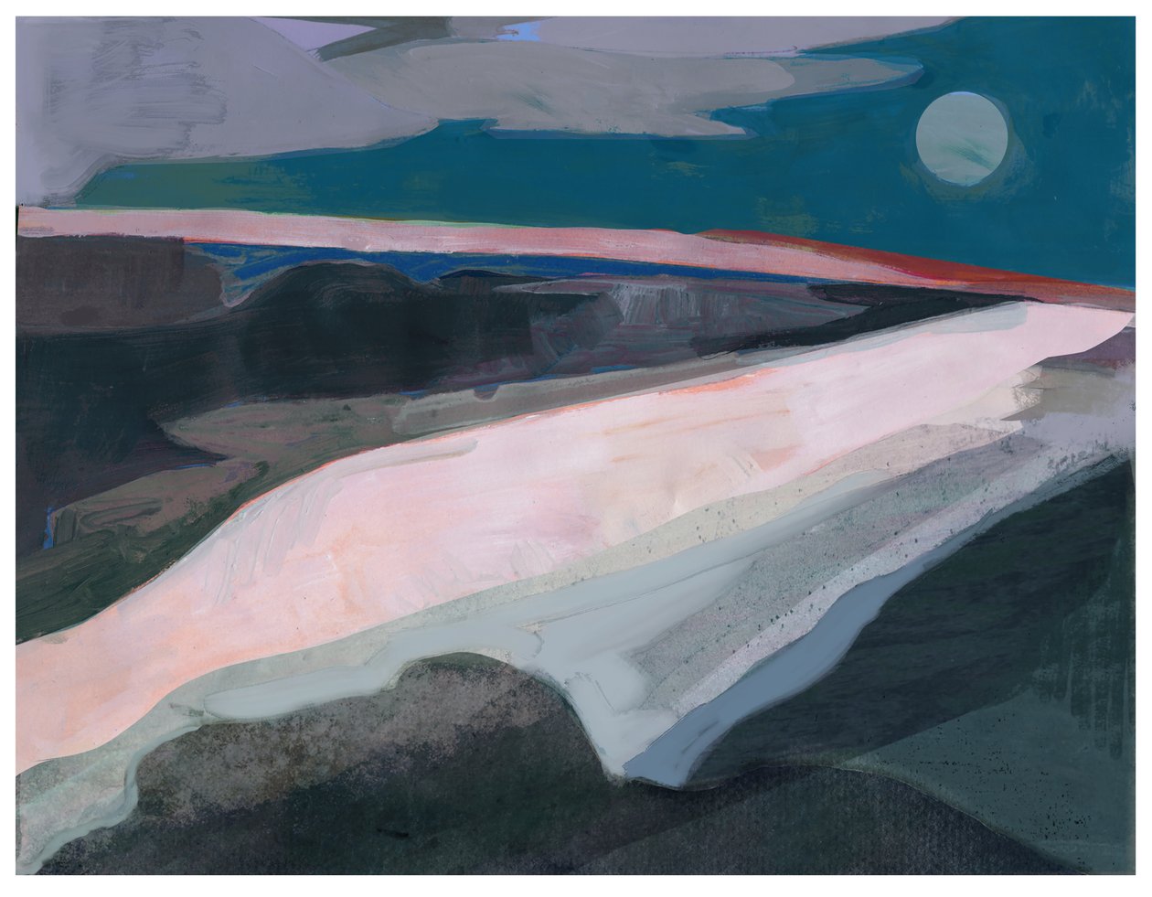 Broadstairs, 2023 (media mieszane) autorstwa David McConochie