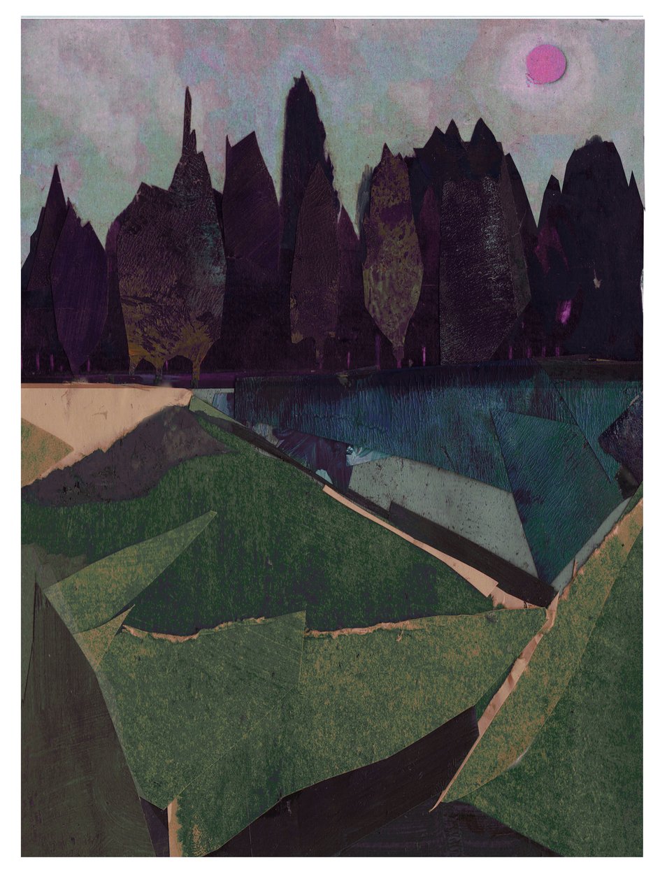 Faron Clearing, 2021 (media mieszane) autorstwa David McConochie