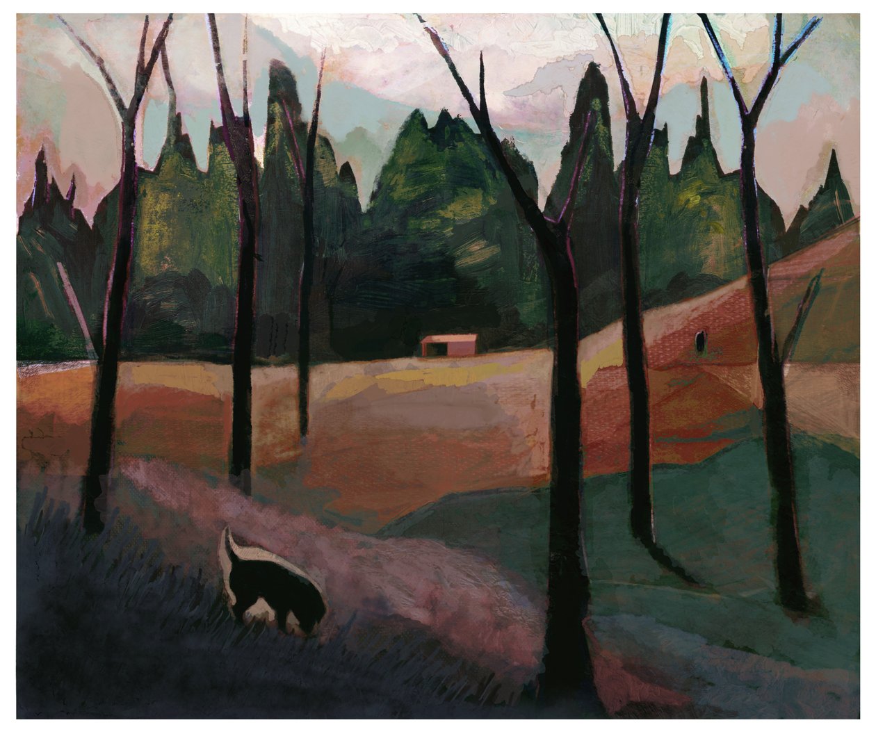 Farrow Sands, 2023 (media mieszane) autorstwa David McConochie