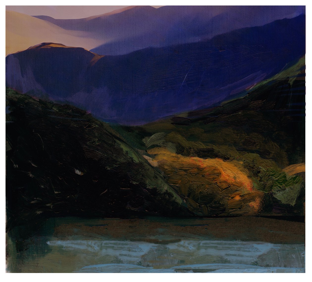Heavy Skies, 2024 (mixed media) autorstwa David McConochie