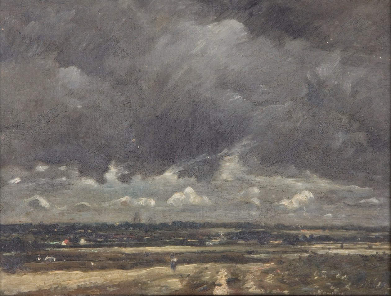 „Krajobraz nizinny”, 1887-1930 autorstwa David Muirhead
