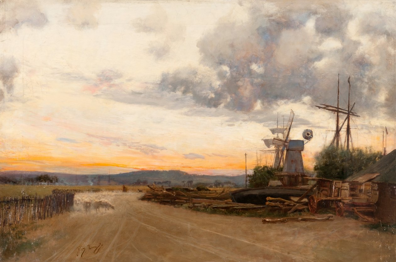 Dewy Eve, c.1886-87 (olej na płótnie) autorstwa David Murray