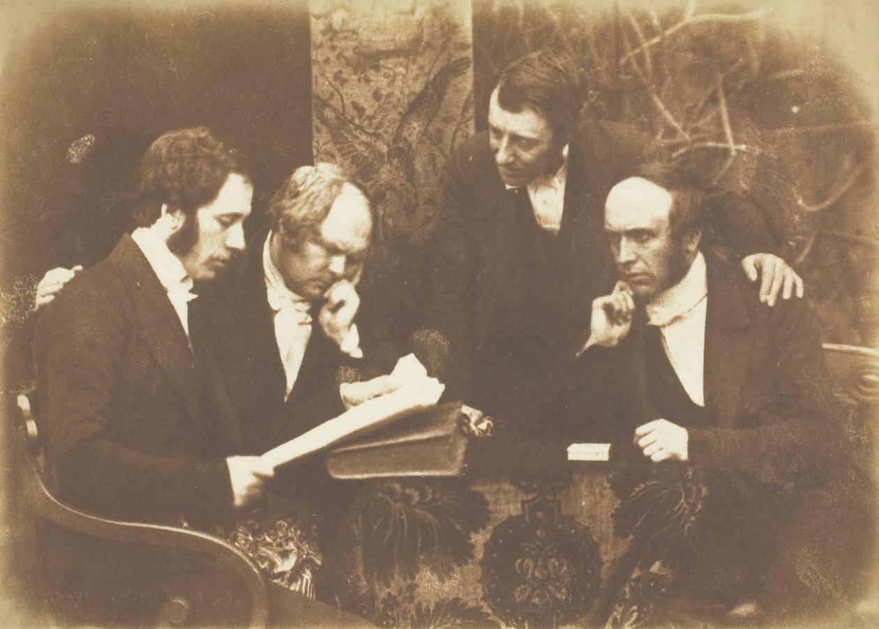 Dumbarton Presbytery, 29 marca 1845. Twórcy: David Octavius Hill, Robert Adamson, Hill & Adamson. autorstwa Hill and Adamson
