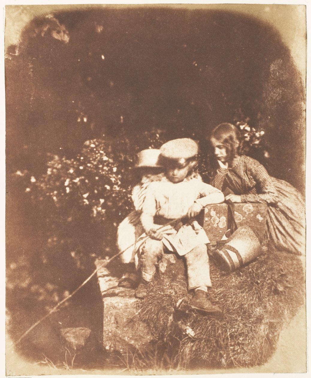 Dzieci Finlaya, 1843-47. Twórcy: David Octavius Hill, Robert Adamson, Hill & Adamson. autorstwa Hill and Adamson