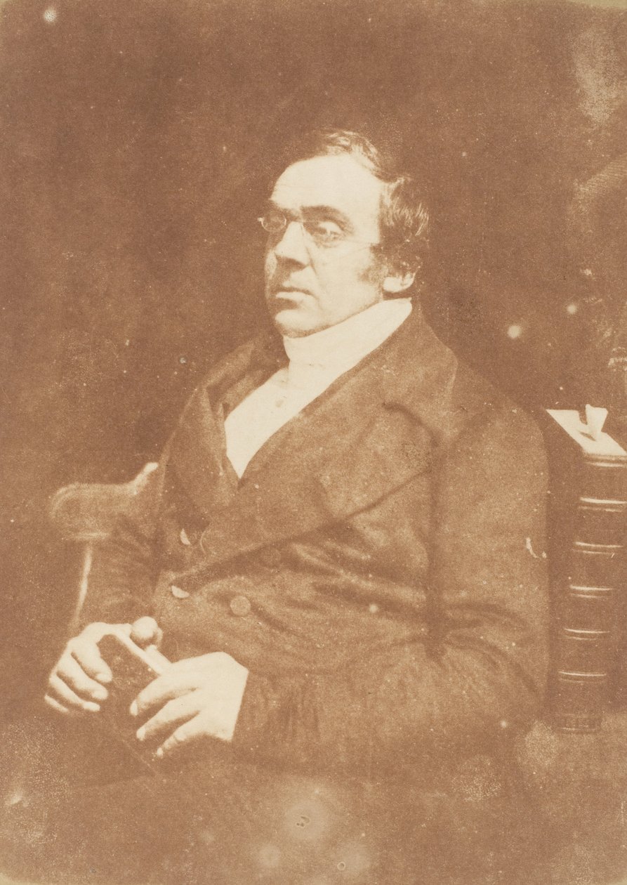 Fryderyk Monod Paryż, 1843-47. Twórcy: David Octavius Hill, Robert Adamson, Hill & Adamson. autorstwa Hill and Adamson