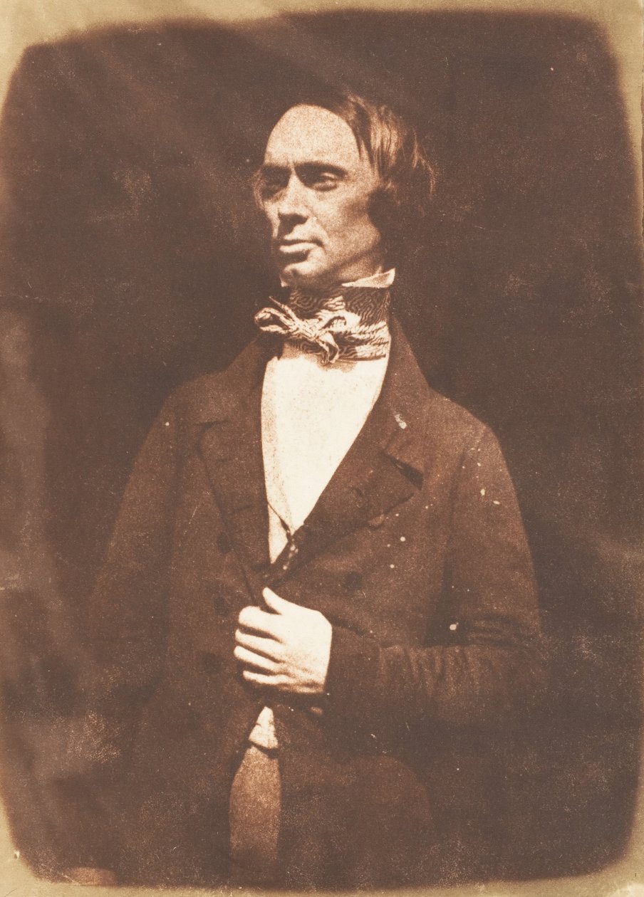 H.B. Johnston, R.S.A., 1843-47. Twórcy: David Octavius Hill, Robert Adamson, Hill & Adamson. autorstwa Hill and Adamson