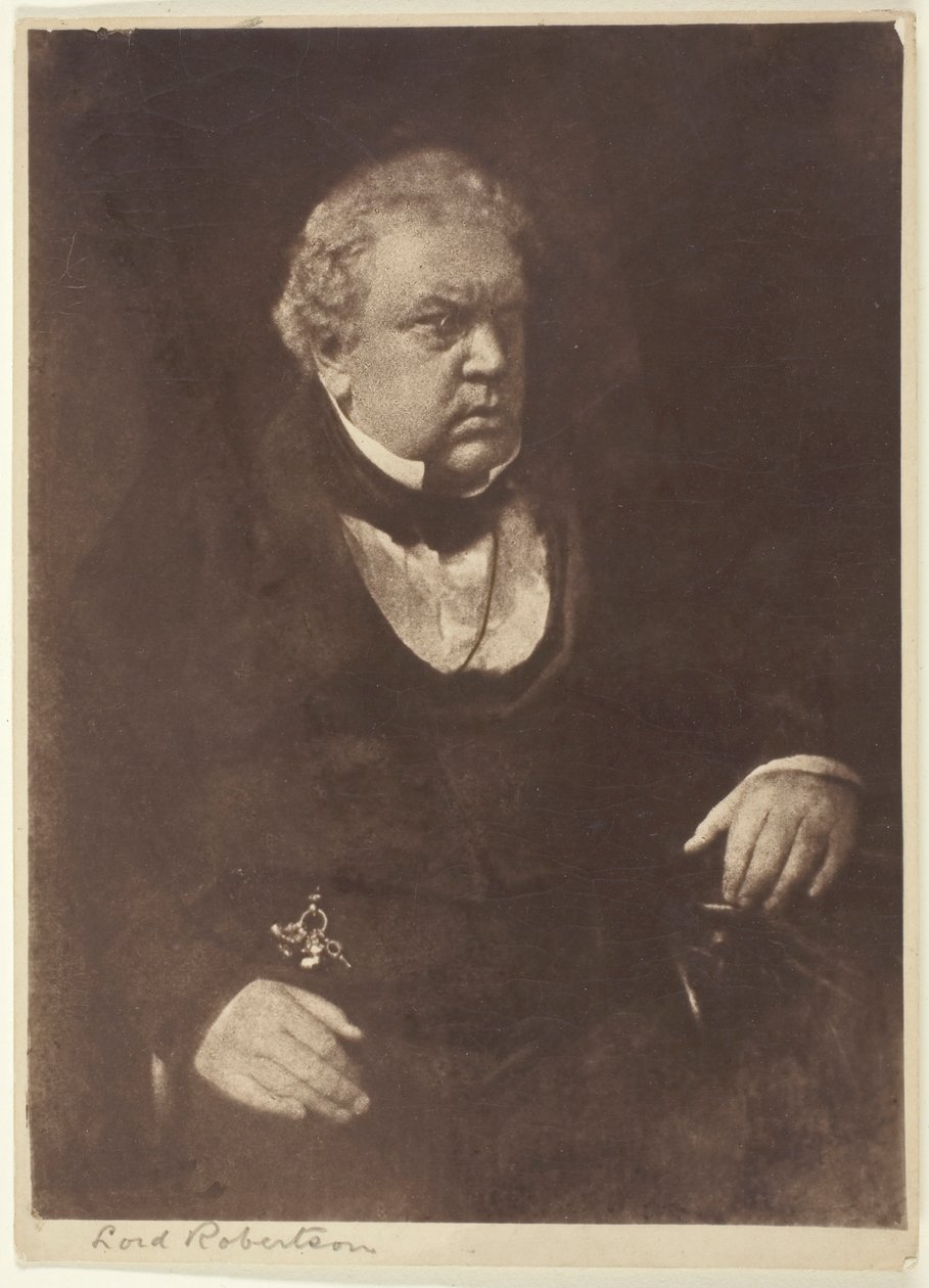 Lord Robertson, 184346, wydrukowany 18901900. Twórcy: David Octavius Hill, Robert Adamson, Hill & Adamson. autorstwa Hill and Adamson
