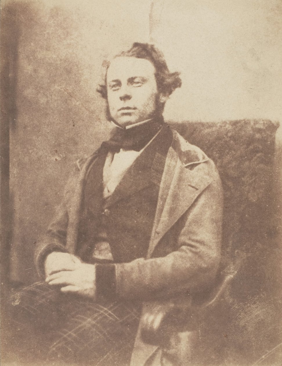 [Człowiek], 1843-47. Twórcy: David Octavius Hill, Robert Adamson, Hill & Adamson. autorstwa Hill and Adamson