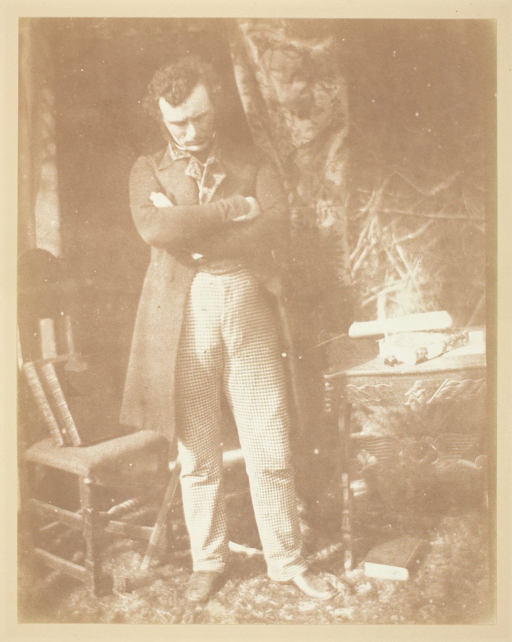 Pan Robertson, zastępca redaktora The Witness, ok. 1930 r. 184344. Twórcy: David Octavius Hill, Robert Adamson, Hill & Adamson. autorstwa Hill and Adamson
