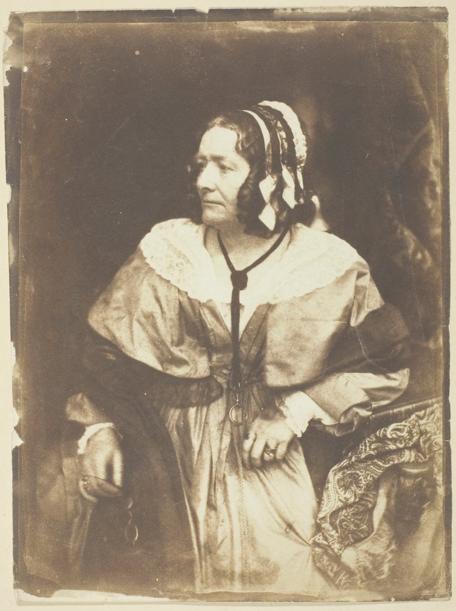 Pani Anna Brownell Jameson, 1844. Twórcy: David Octavius Hill, Robert Adamson, Hill & Adamson. autorstwa Hill and Adamson