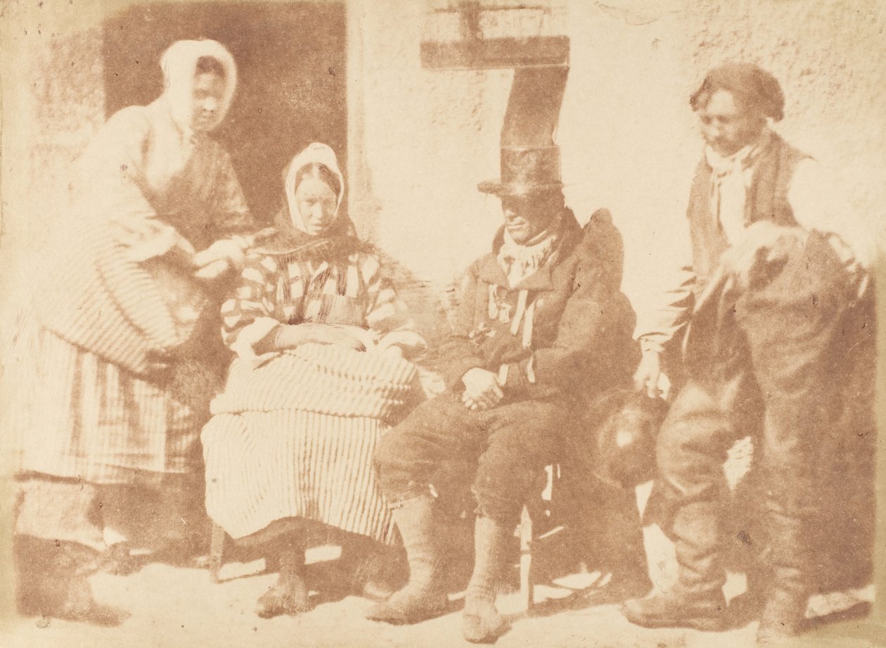 Rodzina Newhaven, 1843-47. Twórcy: David Octavius Hill, Robert Adamson, Hill & Adamson. autorstwa Hill and Adamson