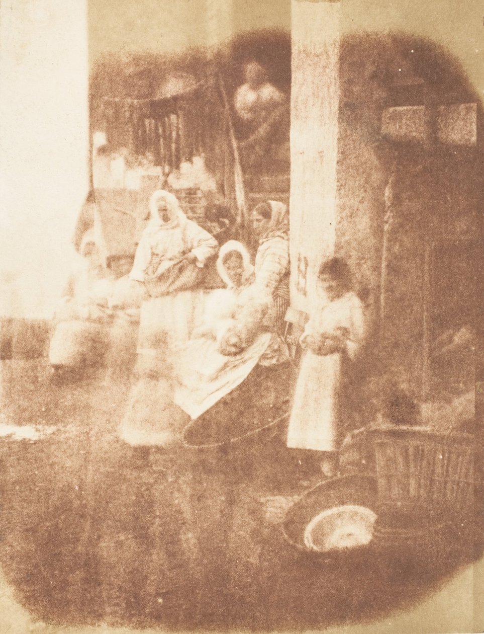 Newhaven Fishwives, 1843-47. Twórcy: David Octavius Hill, Robert Adamson, Hill & Adamson. autorstwa Hill and Adamson