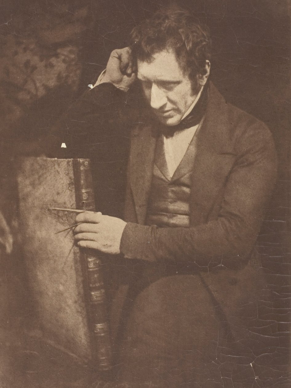 Portret Jamesa Nasmytha, ok. 1930 r. 1844, wydrukowano 18901900. Twórcy: David Octavius Hill, Robert Adamson, Hill & Adamson. autorstwa Hill and Adamson