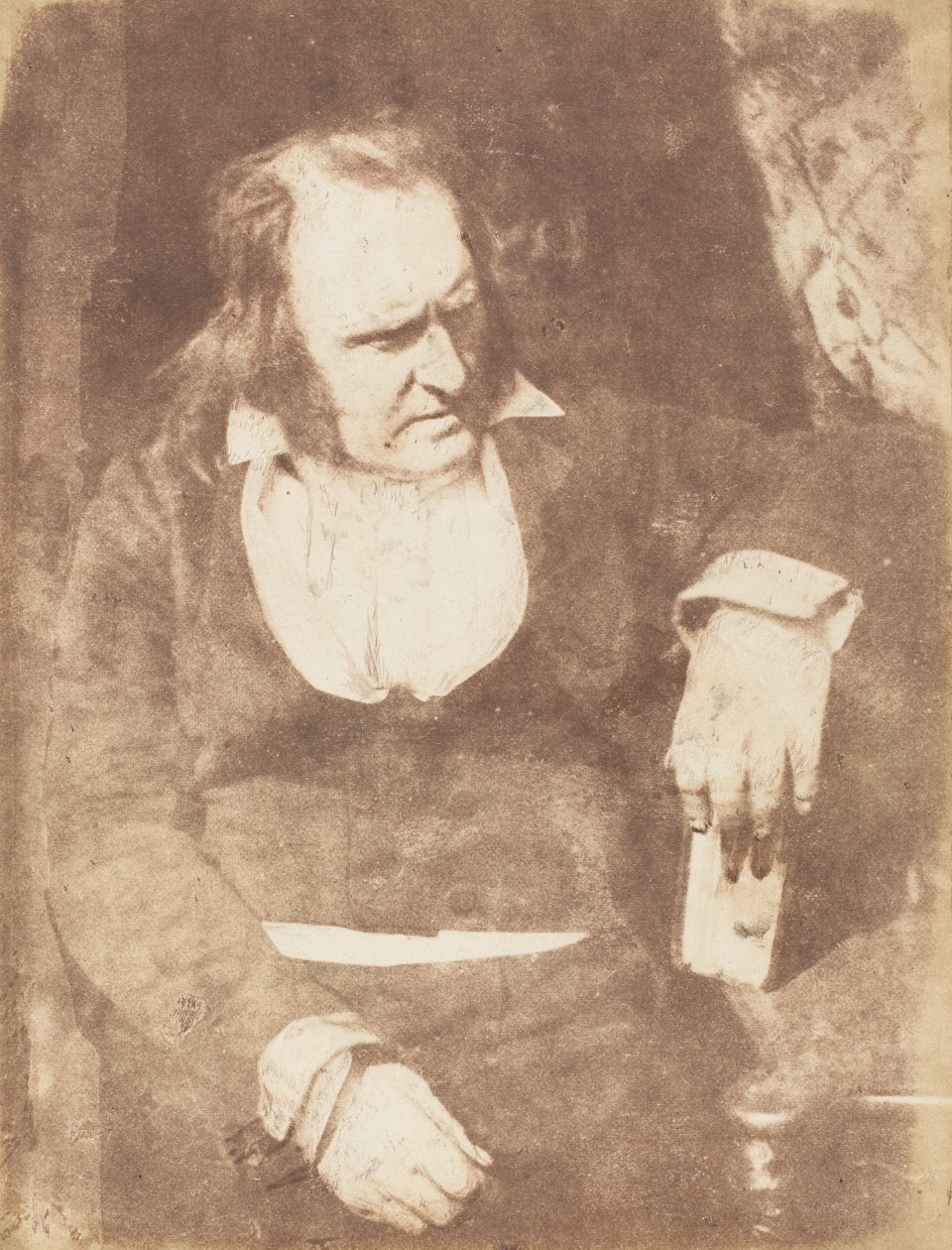 prof. John Wilson, 1843-47. Twórcy: David Octavius Hill, Robert Adamson, Hill & Adamson. autorstwa Hill and Adamson