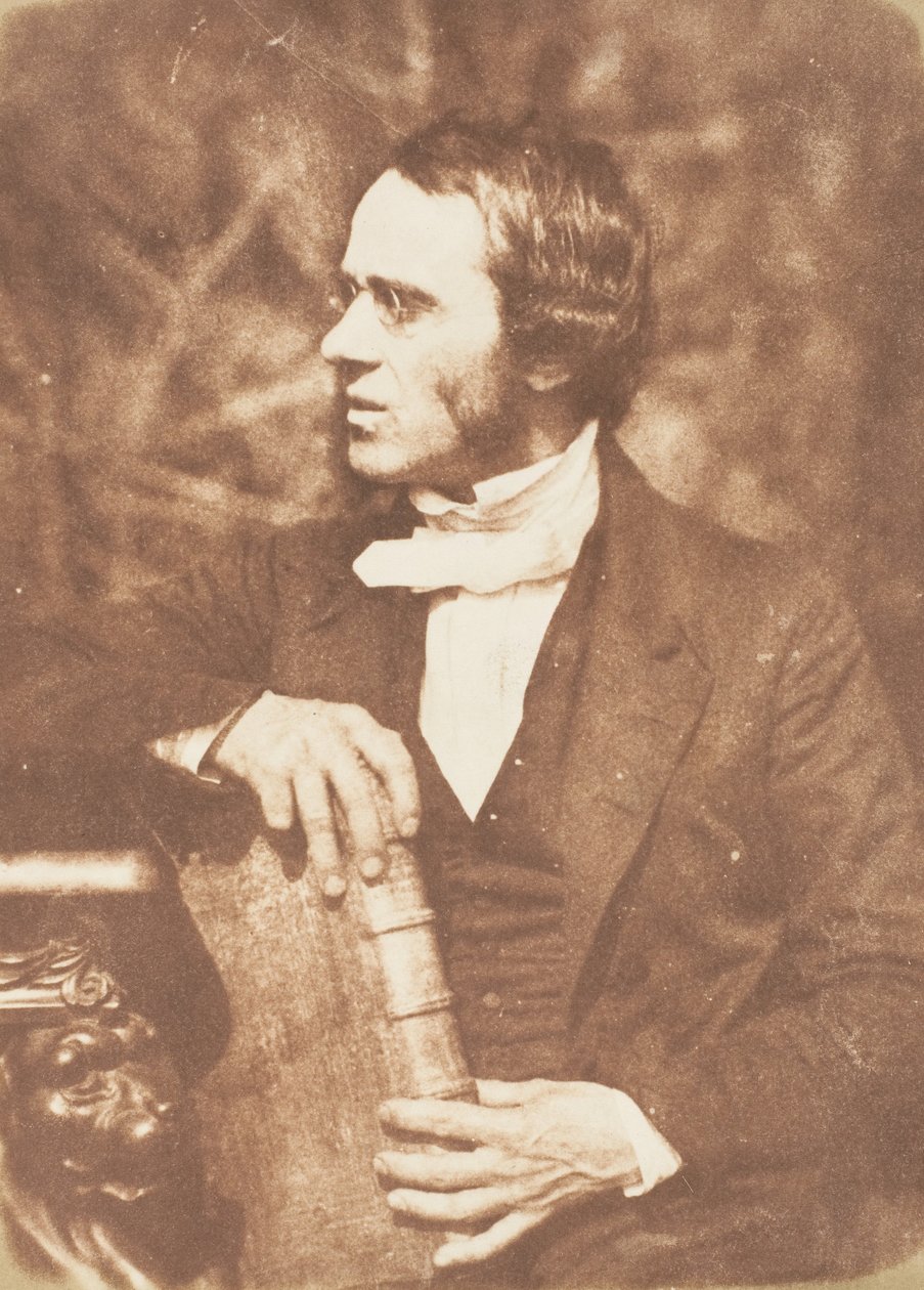 Wielebny dr Andrew Sutherland, 1843-47. Twórcy: David Octavius Hill, Robert Adamson, Hill & Adamson. autorstwa Hill and Adamson