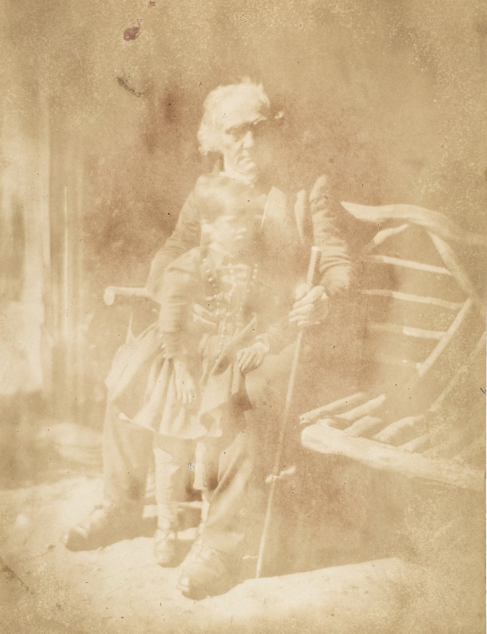 Wielebny dr Thomas Chalmers i Thomas Chalmers Hanna, 1843-47. Twórcy: David Octavius Hill, Robert Adamson, Hill & Adamson. autorstwa Hill and Adamson