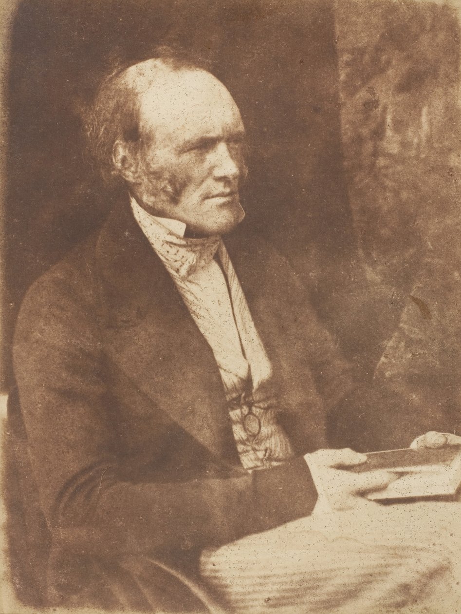 Sir Charles Lyell - Geolog, 1843-47. Twórcy: David Octavius Hill, Robert Adamson, Hill & Adamson. autorstwa Hill and Adamson
