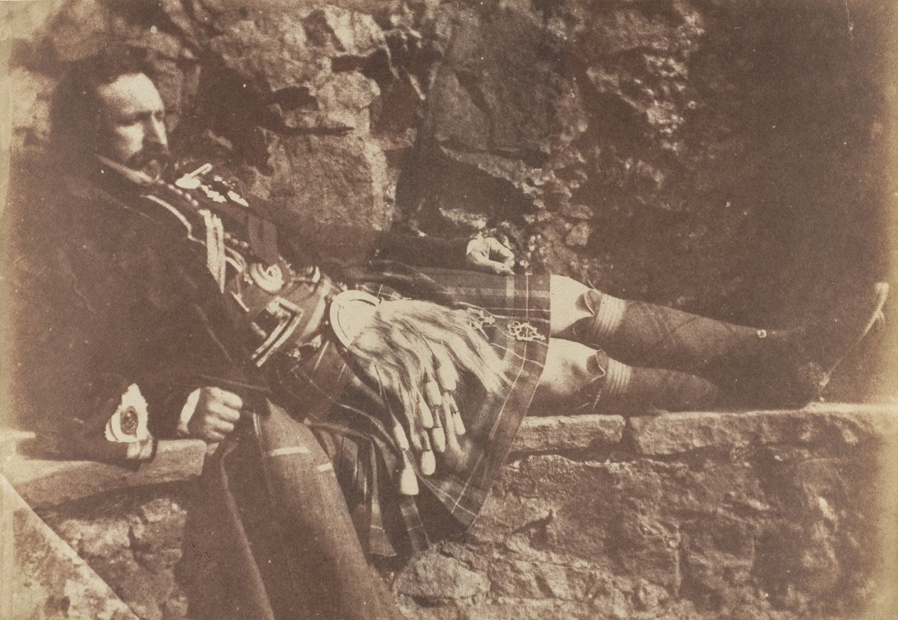 Sobieski Stuart, 1843-47. Twórcy: David Octavius Hill, Robert Adamson, Hill & Adamson. autorstwa Hill and Adamson