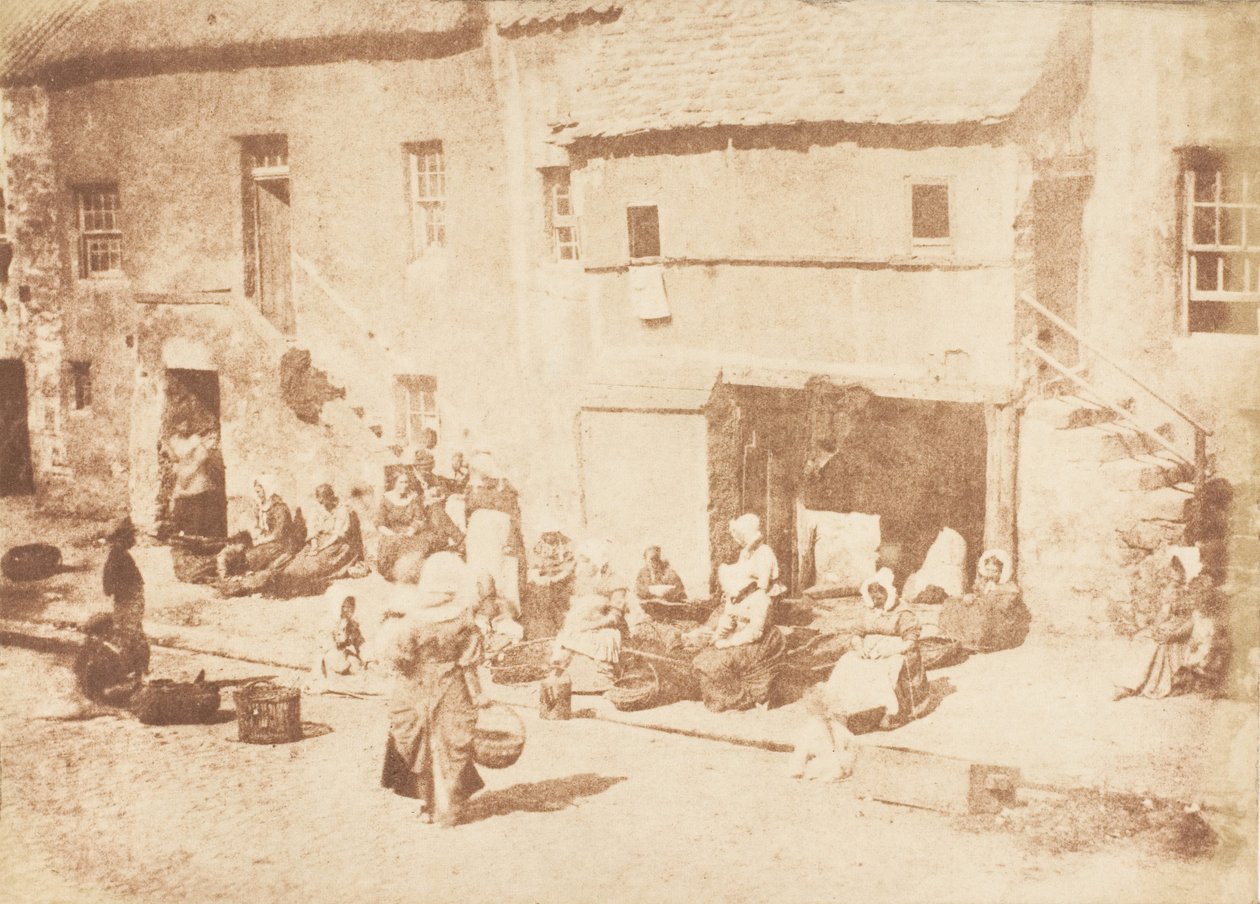 Św. North Street, Fishergate, 1843-47. Twórcy: David Octavius Hill, Robert Adamson, Hill & Adamson. autorstwa Hill and Adamson