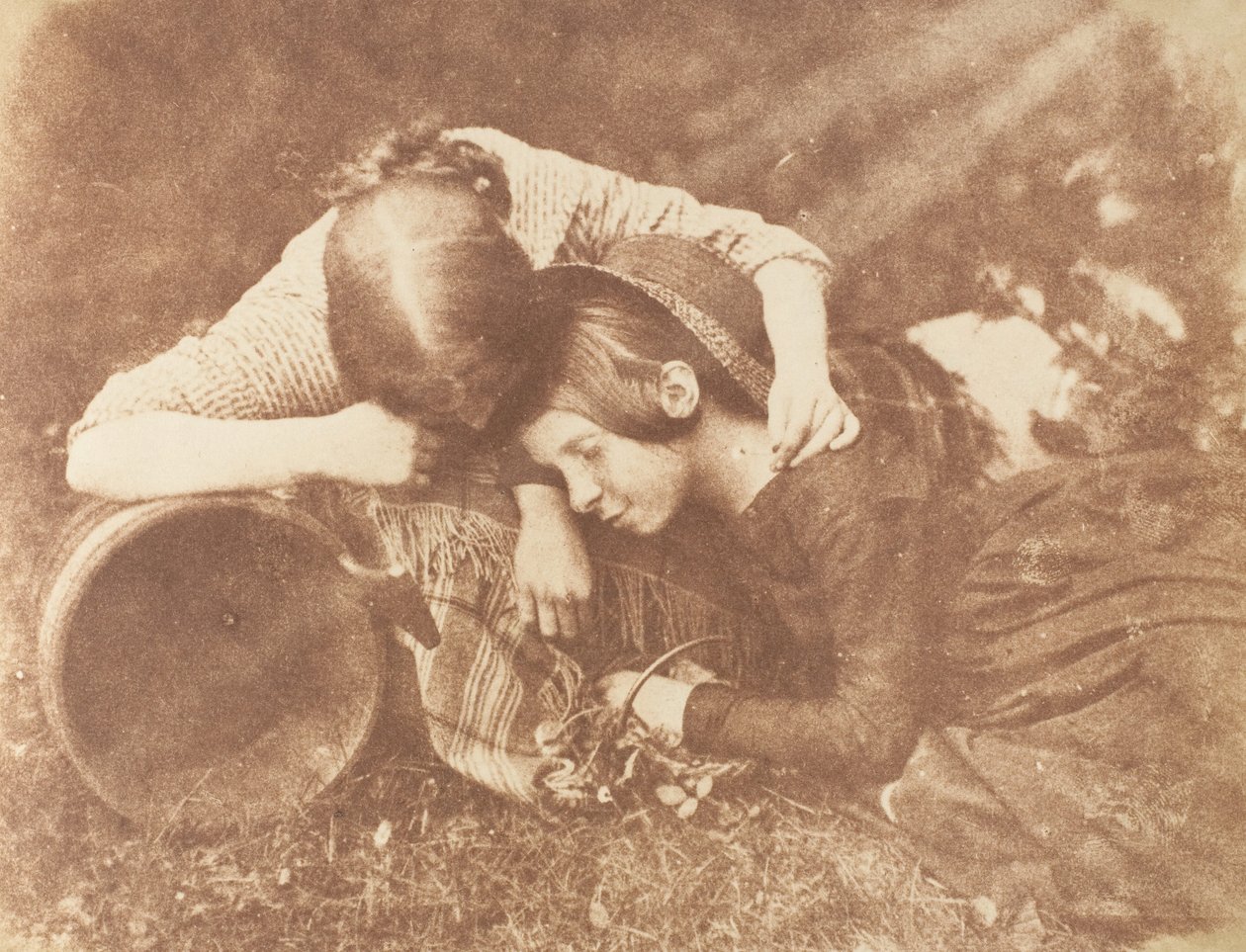 Panny McCandlish, 1843-47. Twórcy: David Octavius Hill, Robert Adamson, Hill & Adamson. autorstwa Hill and Adamson