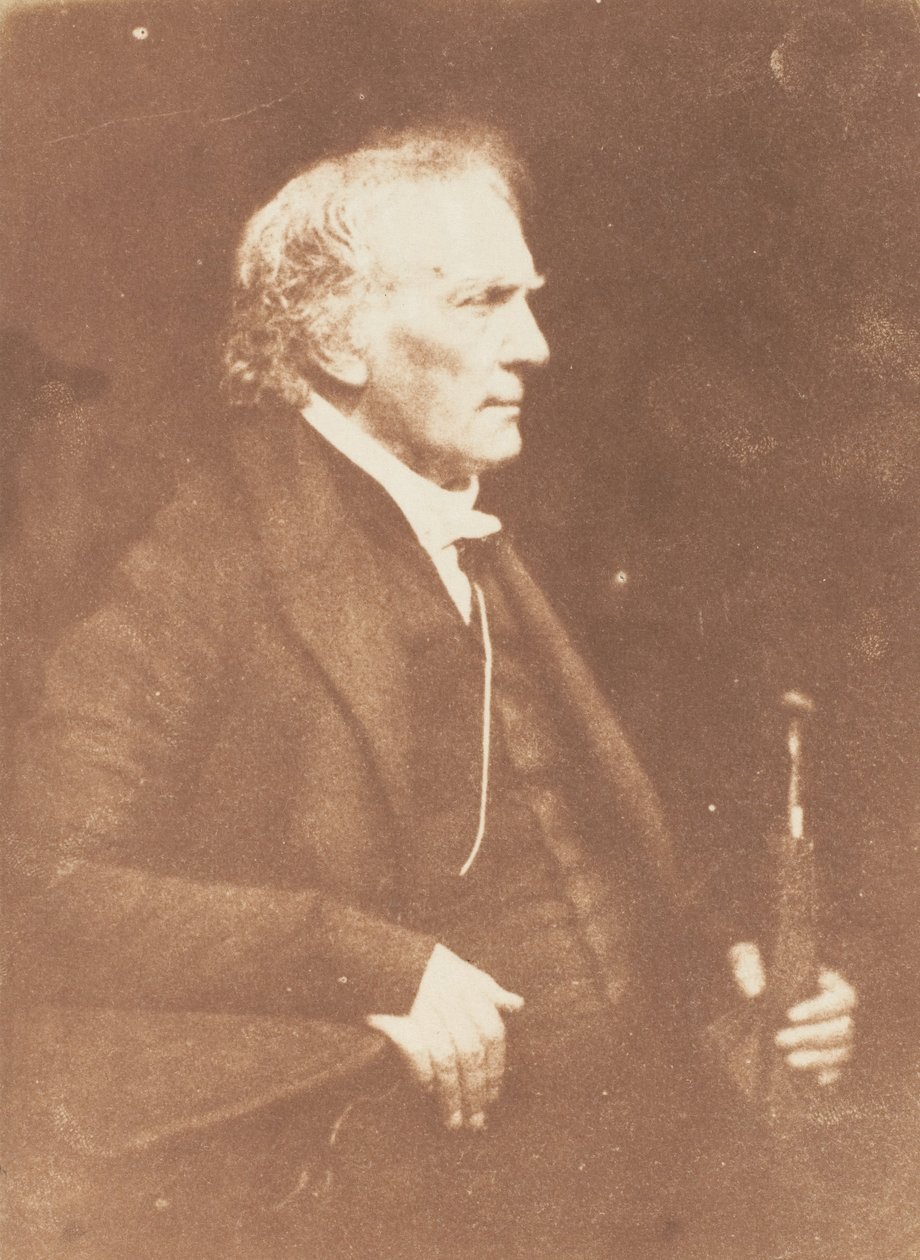 Thomas Chalmers, 1843-47. Twórcy: David Octavius Hill, Robert Adamson, Hill & Adamson. autorstwa Hill and Adamson