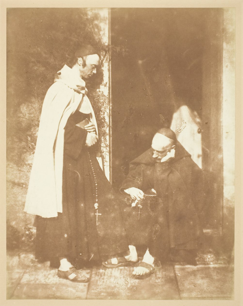 Dwóch Braci, 184346. Twórcy: David Octavius Hill, Robert Adamson, Hill & Adamson. autorstwa Hill and Adamson