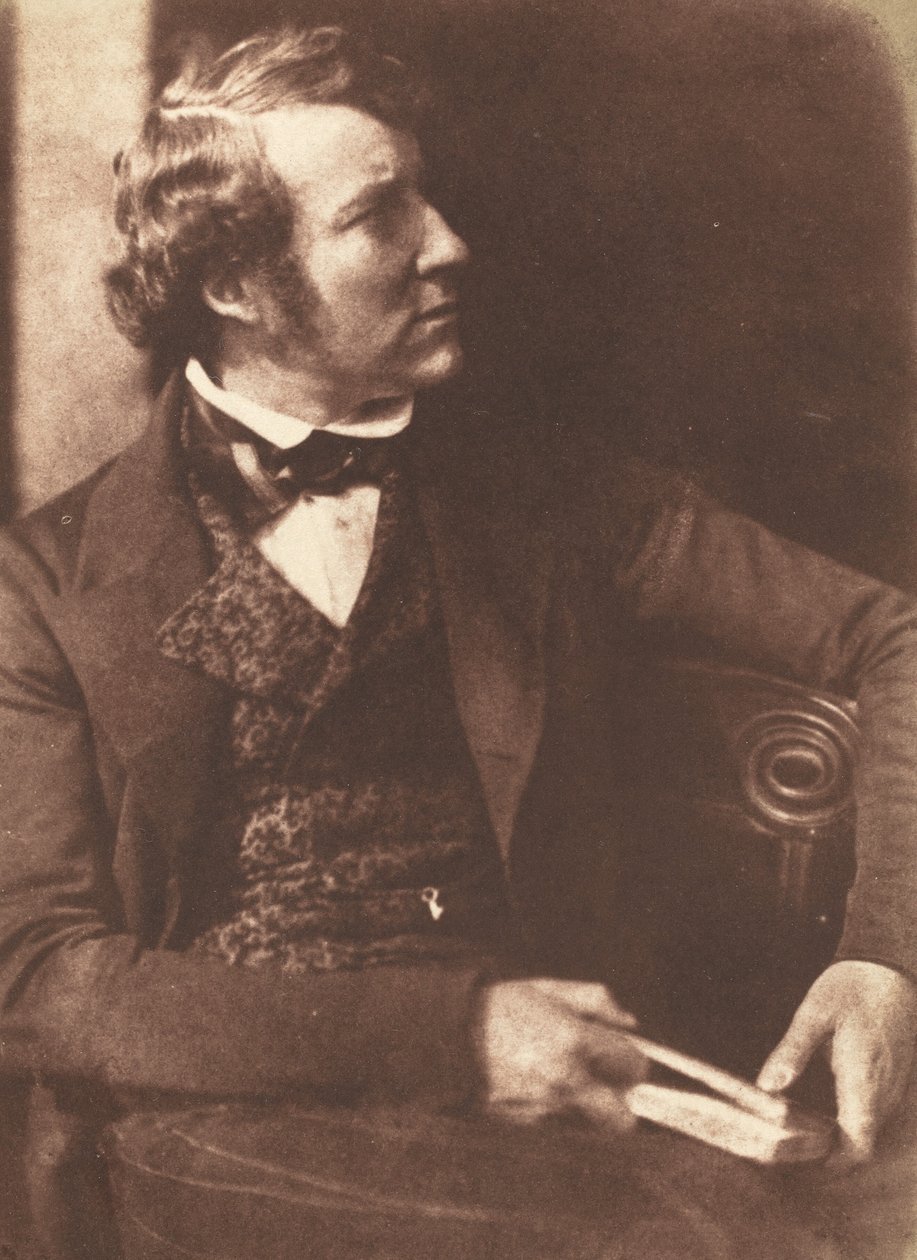 John Stuart-Wortley, 2. baron Wharncliffe, 1843-1847. Twórcy: David Octavius Hill, Robert Adamson. autorstwa David Octavius Hill, Robert Adamson