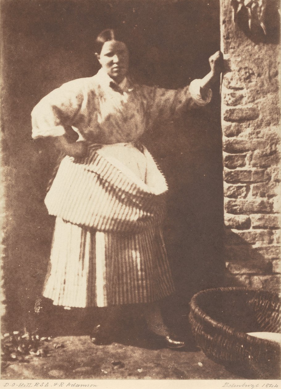 Rybaczka z Newhaven, 1844 r. (zdjęcie) autorstwa David Octavius Hill