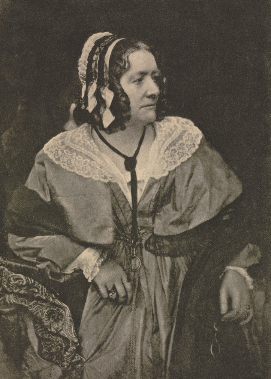 Praca kamery: Pani Anna Brownell Jameson, 1912. autorstwa David Octavius Hill
