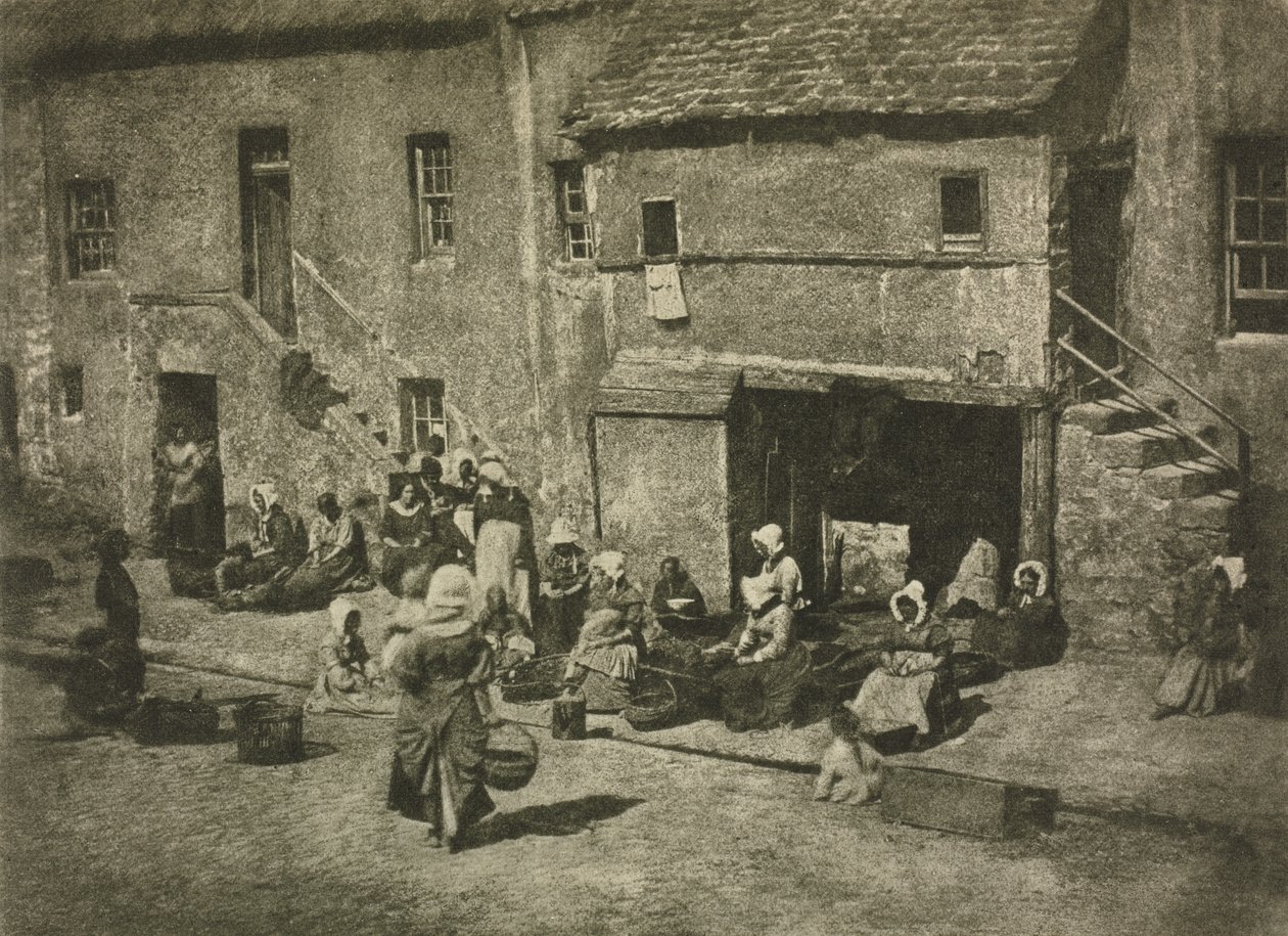 Praca kamery: rybołówstwo w Newhaven autorstwa David Octavius Hill