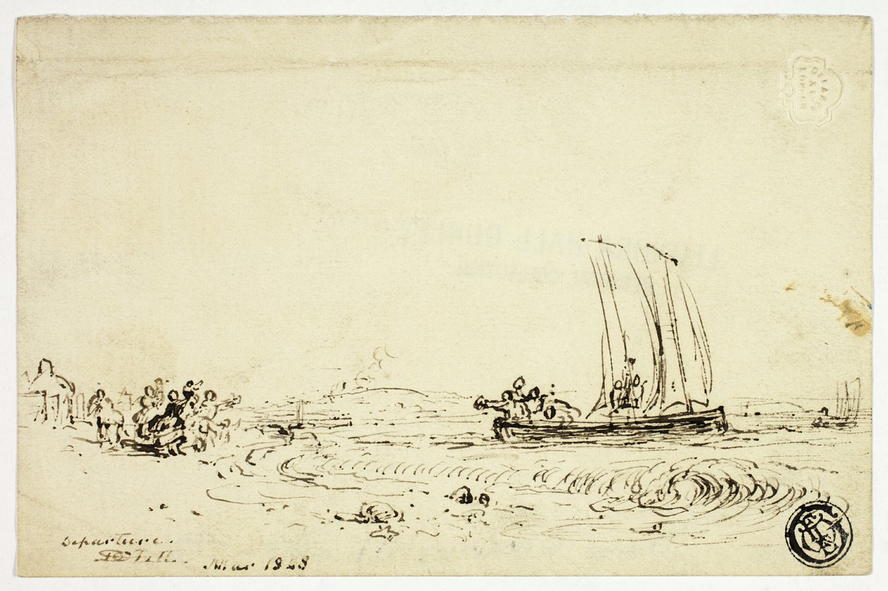 Wyjazd autorstwa David Octavius Hill