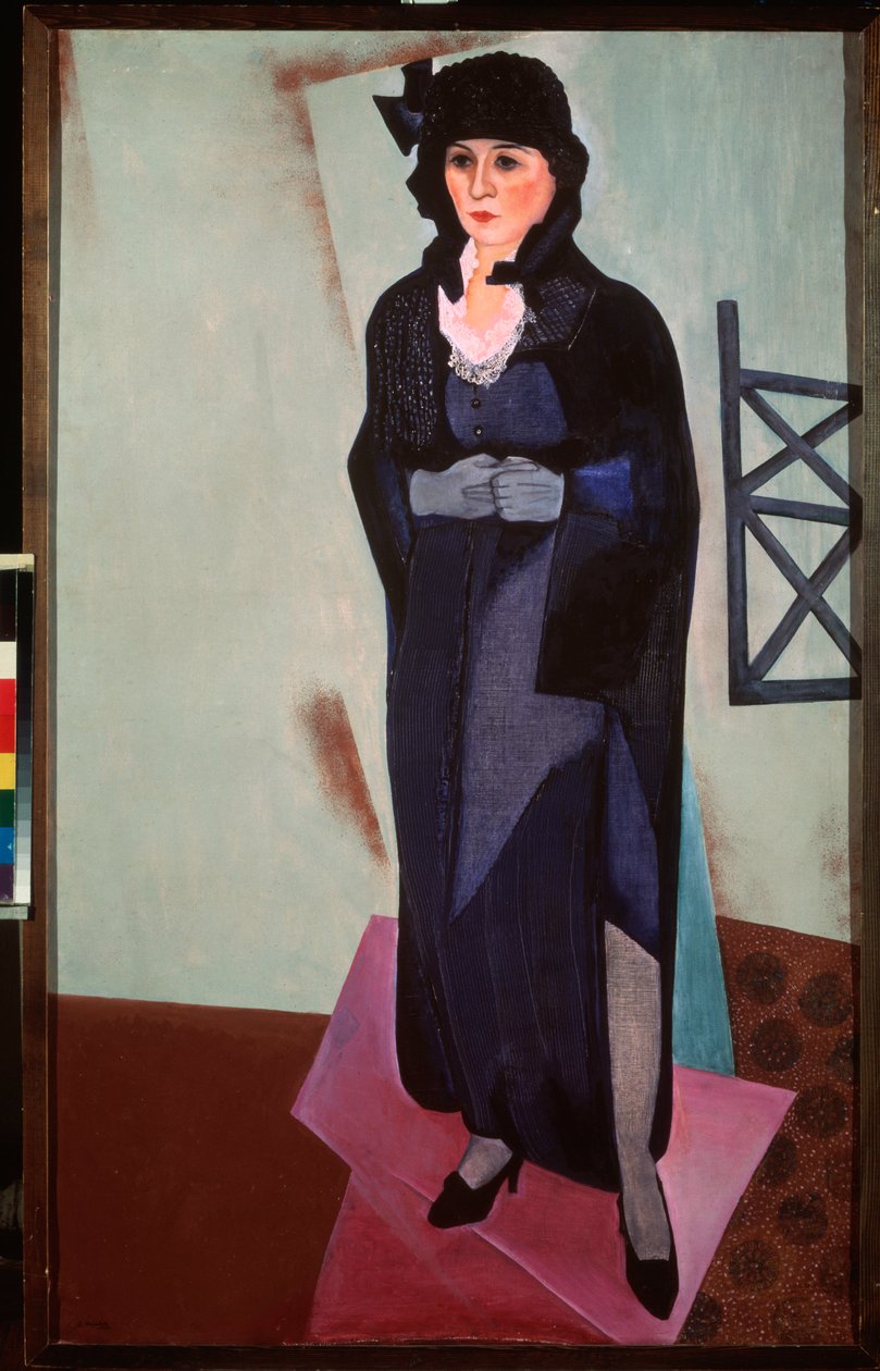 Portret żony artysty. Obraz Davida Pietrowicza Sterenberga (1881-1948), olej na płótnie autorstwa David Petrovich Sterenberg