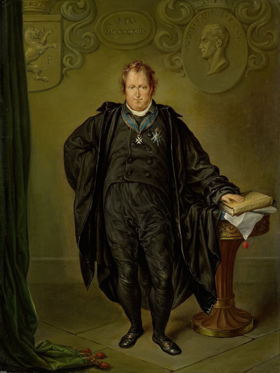 Johan Melchior Kemper (1776-1824), prawnik i mąż stanu autorstwa David Pièrre Giottino Humbert de Superville
