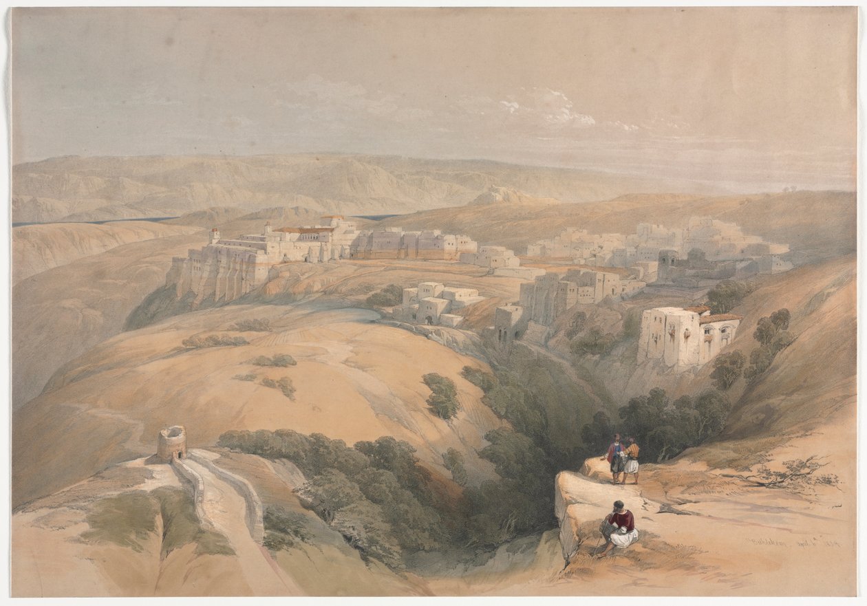 Betlejem, 1839. autorstwa David Roberts