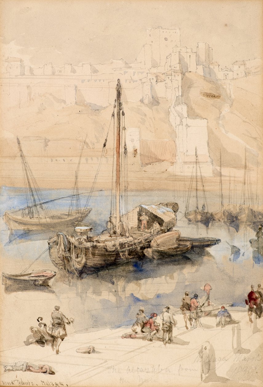 malaga autorstwa David Roberts