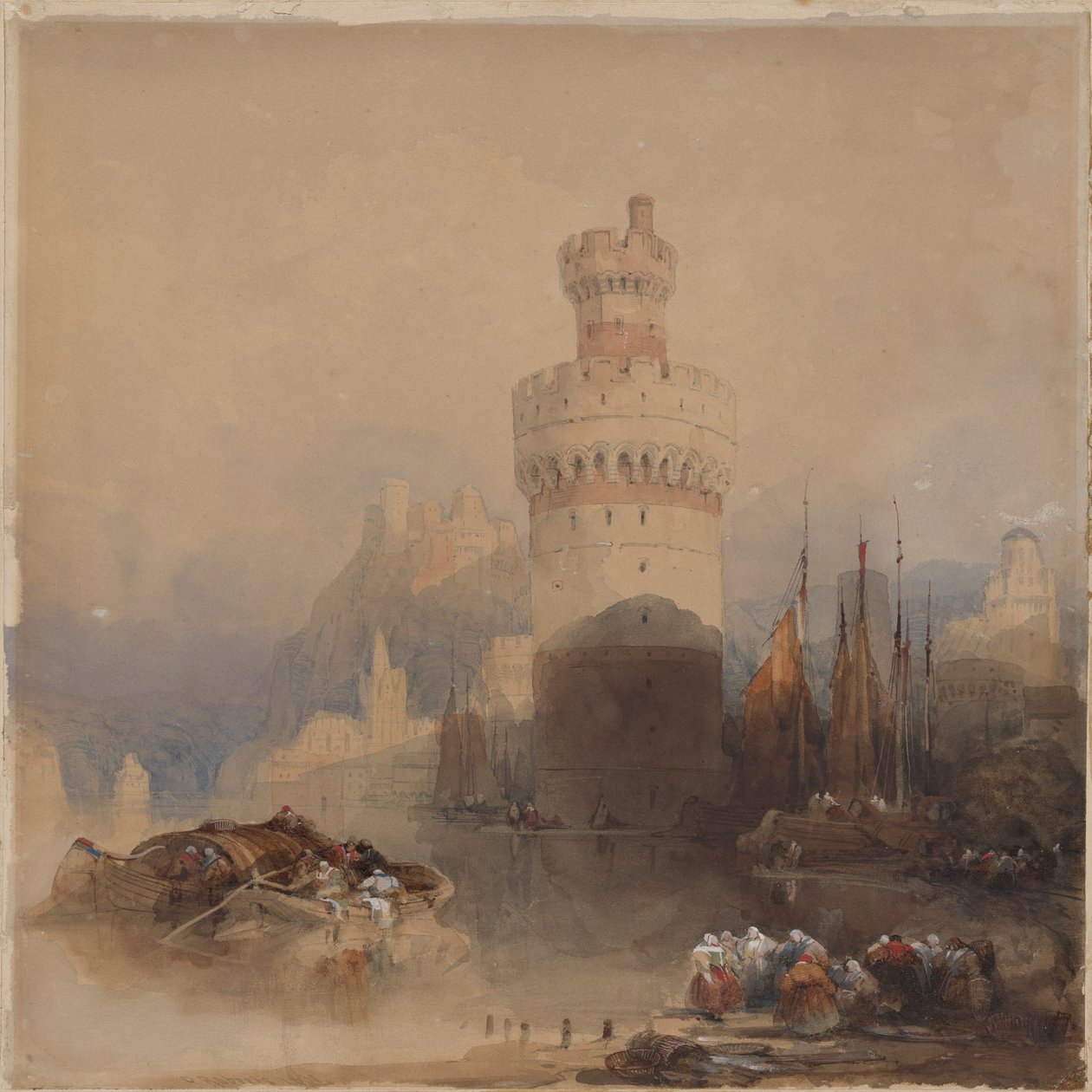 Oberwesel nad Renem autorstwa David Roberts