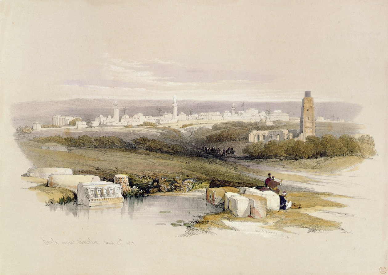 Ramla, z „Ziemia Święta”, rytowana przez Louisa Haghe (1806-1885), 1839 autorstwa David Roberts