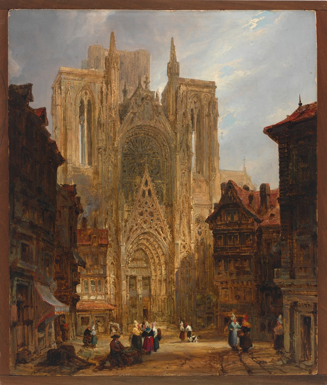 Katedra w Rouen autorstwa David Roberts