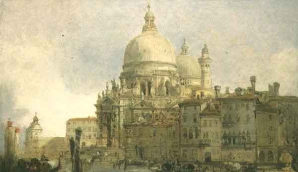 Santa Maria della Salute, Wenecja autorstwa David Roberts