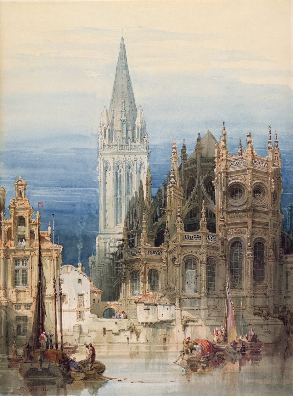 St. Pierre, Caen autorstwa David Roberts