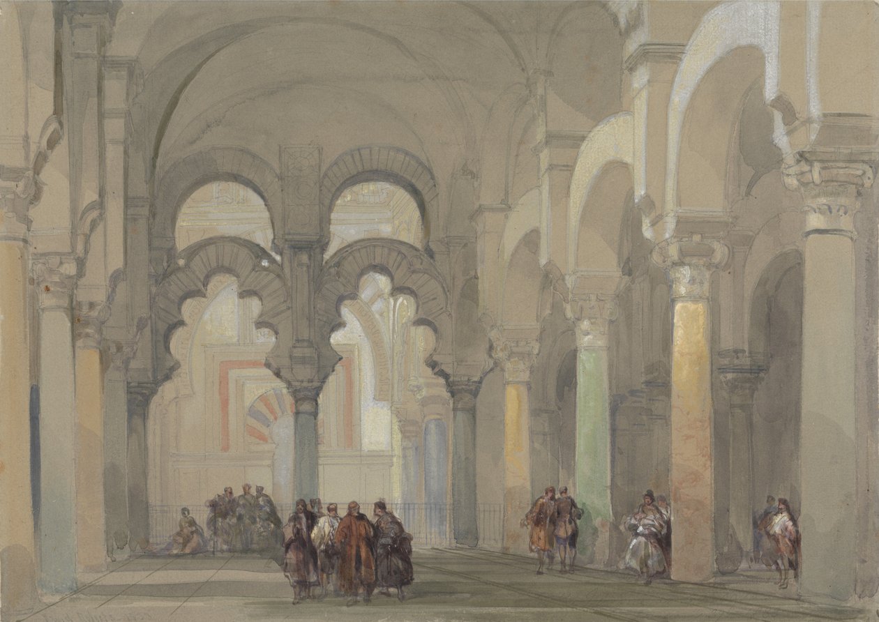 Meczet w Kordobie autorstwa David Roberts