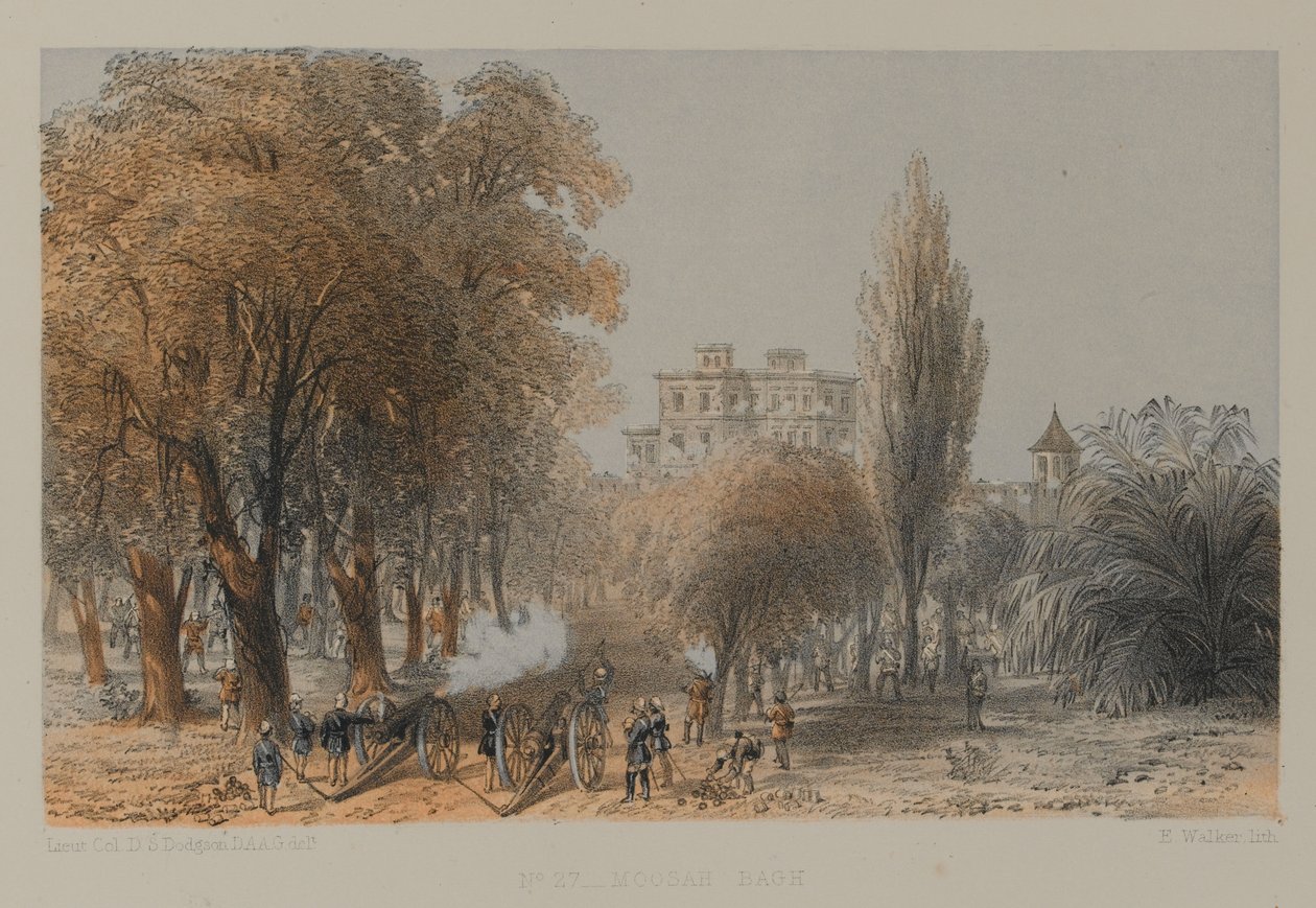 Moosa Bagh autorstwa David Scott Lieutenant Colonel (after) Dodgson