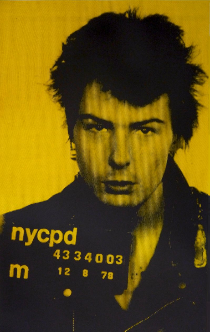 Sid Vicious II (sitodruk na papierze) autorstwa David Studwell
