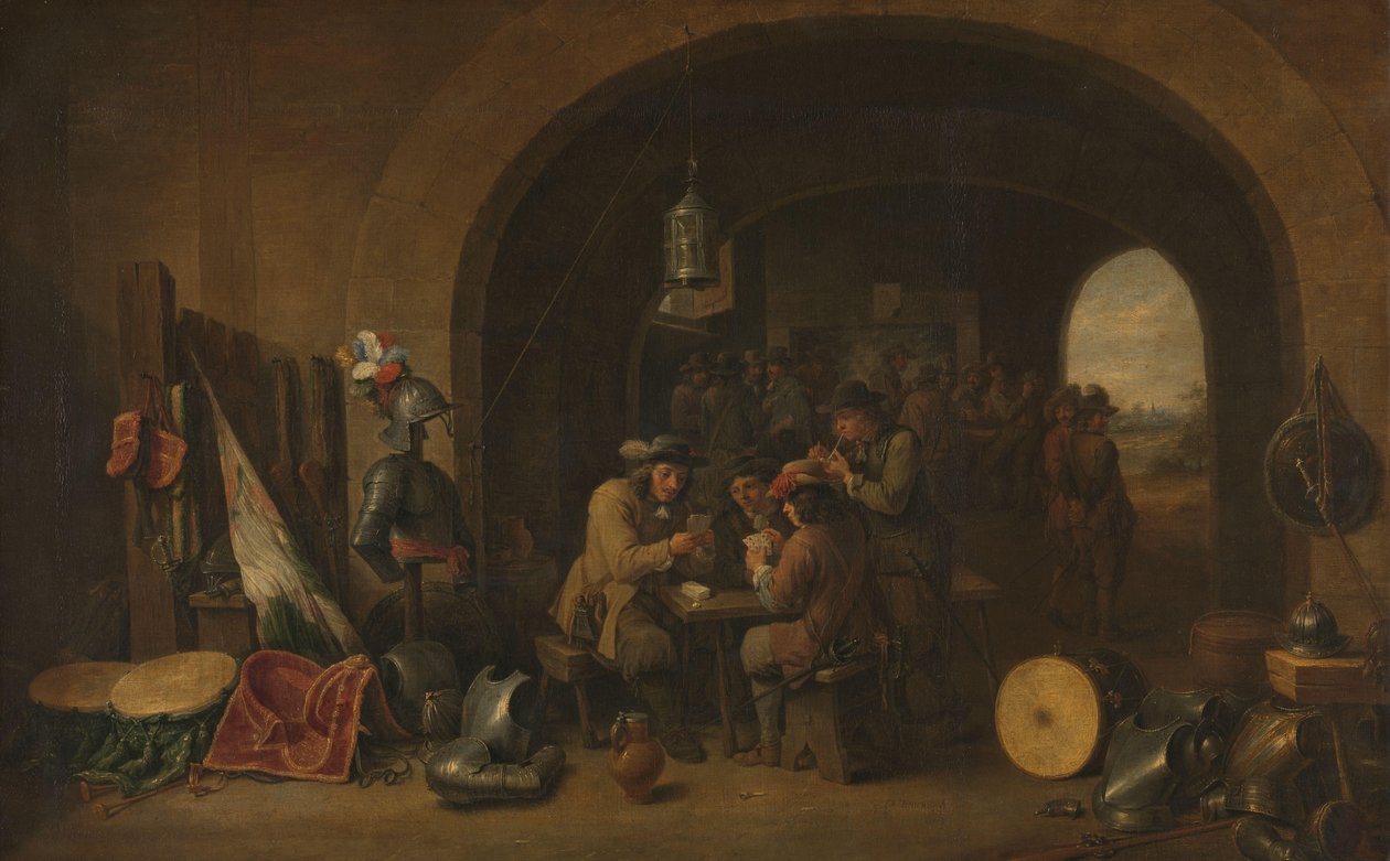 Pokój strażnika autorstwa David Teniers (II)