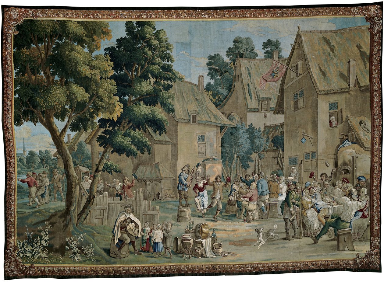 Wiejski festyn (jarmark świętego Jerzego), z serii Teniers autorstwa David Teniers