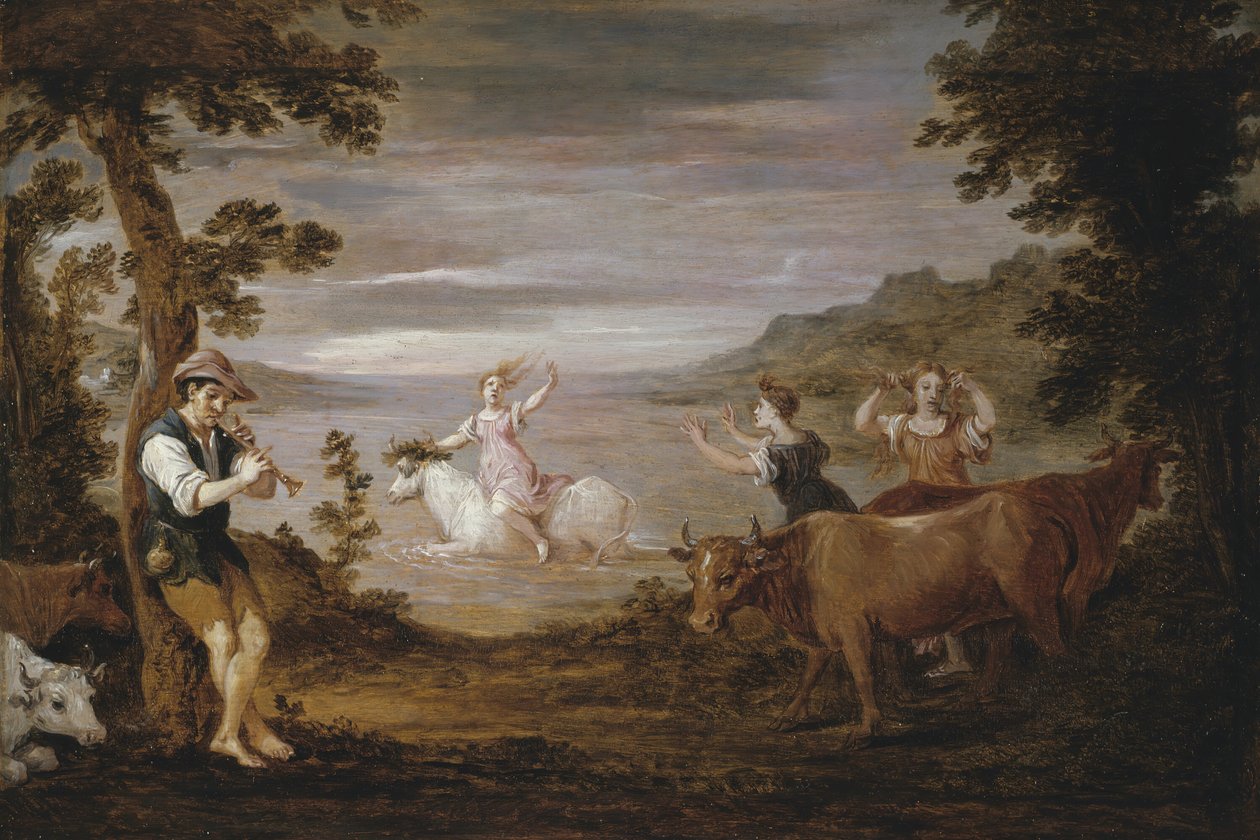 Gwałt Europy, 165456. autorstwa David Teniers II