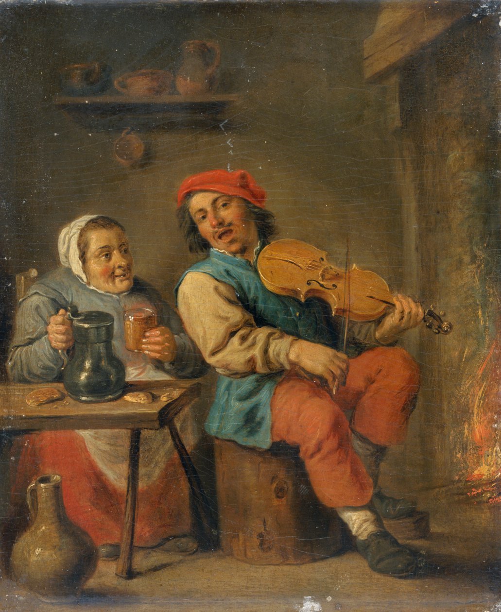 „Skrzypek”, 1630-1690 autorstwa David Teniers II