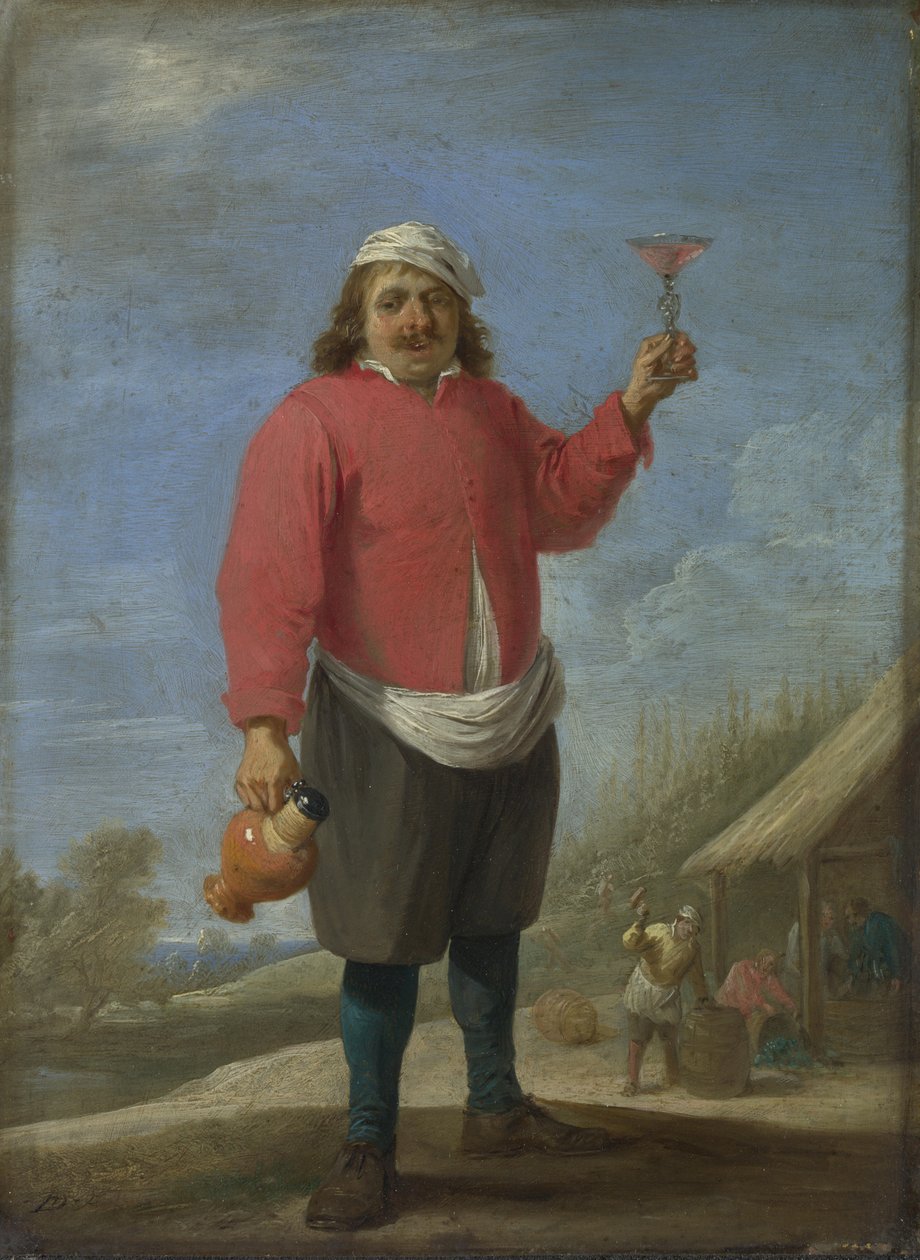 Jesień Z cyklu Cztery pory roku, ok. godz. 1644 autorstwa David Teniers the Younger