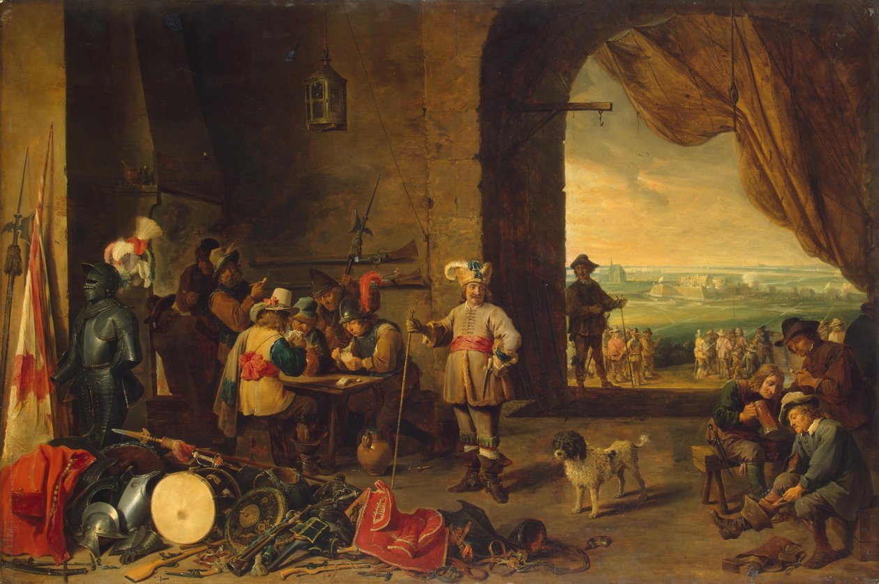 Pokój strażnika autorstwa David Teniers the Younger