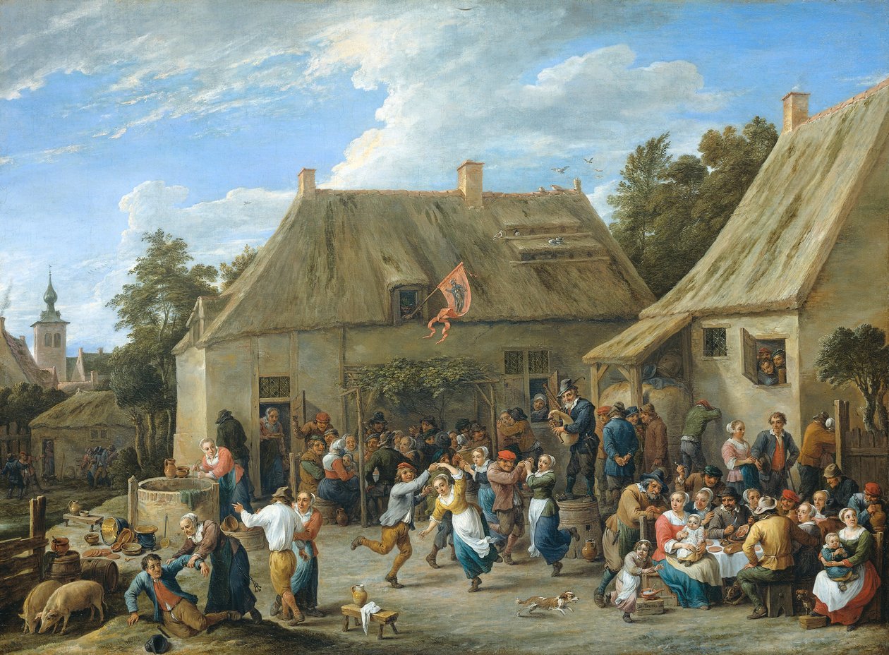 Chłop Kermis autorstwa David Teniers the Younger